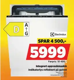 POWER Integrert oppvaskmaskin, NOK 5999 tilbud