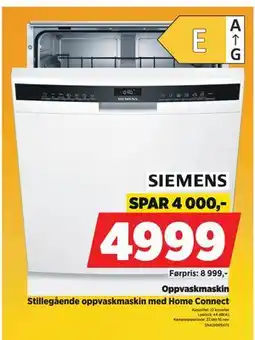 POWER Oppvaskmaskin, NOK 4999 tilbud