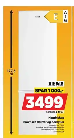 POWER Kombiskap, NOK 3499 tilbud