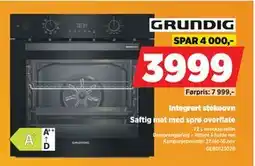 POWER Integrert stekeovn, NOK 3999 tilbud