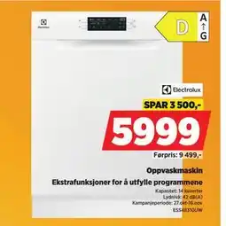 POWER Oppvaskmaskin, NOK 5999 tilbud