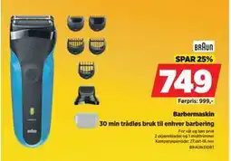 POWER Barbermaskin, NOK 749 tilbud