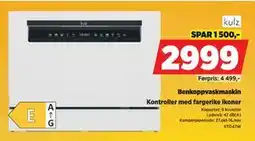 POWER Benkoppvaskmaskin, NOK 2999 tilbud