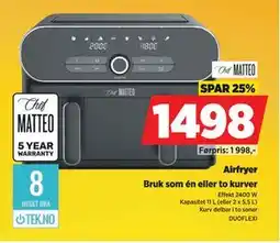 POWER Airfryer, NOK 1498 tilbud