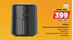 POWER Airfryer, NOK 399 tilbud