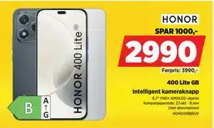 POWER 400 Lite GB, NOK 2990 tilbud