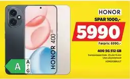 POWER 400 5G 512 GB, NOK 5990 tilbud