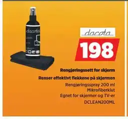 POWER Rengjøringssett for skjerm, NOK 200 tilbud