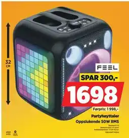 POWER Partyhøyttaler, NOK 1698 tilbud