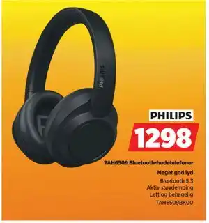 POWER TAH6509 Bluetooth-hodetelefoner, NOK 1298 tilbud