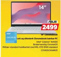 POWER 14 Chromebook, NOK 2499 tilbud