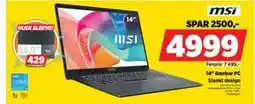 POWER 14 Bærbar PC, NOK 4999 tilbud