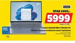 POWER Lenovo IdeaPad Slim 3 Bærbar PC, NOK 5999 tilbud