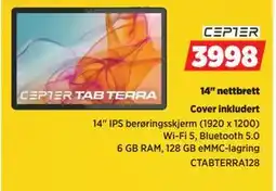 POWER 14 nettbrett, NOK 3998 tilbud