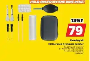 POWER Cleaning kit, NOK 79 tilbud