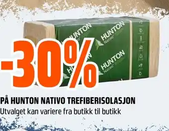 Coop Obs På hunton nativo trefiberisolasjon tilbud