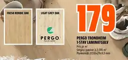 Coop Obs Pergo trondheim 1-stav laminatgulv tilbud