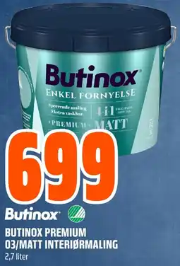 Coop Obs Butinox® butinox premium 03/matt interiørmaling tilbud