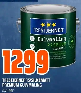 Coop Obs Trestjerner 15/silkematt premium gulvmaling tilbud
