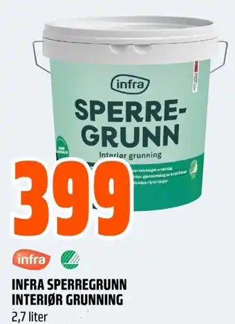 Coop Obs Infra sperregrunn interiør grunning tilbud