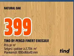 Coop Obs Tind by pergo finert eikegulv tilbud