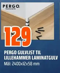 Coop Obs Pergo gulvlist til lillehammer laminatgulv mål: tilbud