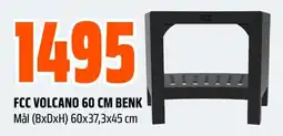 Coop Obs Fcc volcano benk mål (bxdxh) tilbud