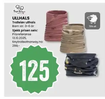 Sport Outlet Tiny trolls ullhals tilbud