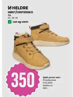 Sport Outlet Heldre høst/vintersko tip tilbud