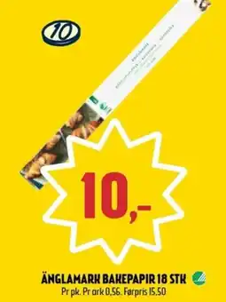 Coop Prix Änglamark bakepapir tilbud