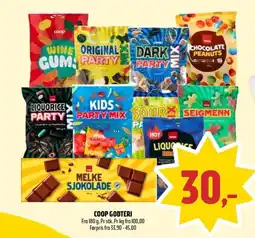 Coop Prix Coop godteri tilbud