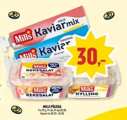 Coop Prix Mills pålegg tilbud