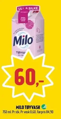 Coop Prix Milo tøyvask tilbud