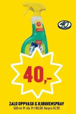 Coop Prix Zalo oppvask & kjøkkenspray tilbud