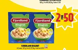 Coop Prix Fjordland risgrøt tilbud