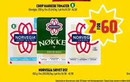 Coop Prix Norvegia skivet ost tilbud