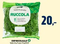 Coop Prix Coop ruccolasalat tilbud