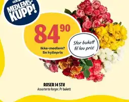 Coop Prix Roser 14 stk tilbud
