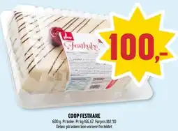 Coop Prix Coop festkake tilbud