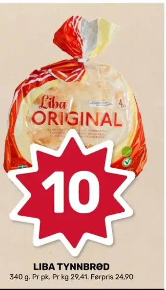 Coop Marked Liba tynnbrød tilbud