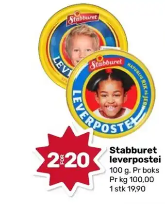 Coop Marked Stabburet leverpostei tilbud