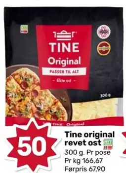 Coop Marked Tine original revet ost tilbud