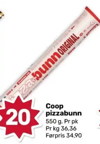Coop pizzabunn