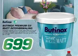 Coop Byggmix Butinox butinox premium 03/ matt interiørmaling tilbud