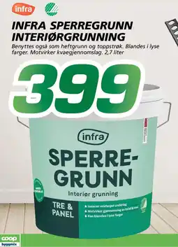 Coop Byggmix Infra sperregrunn interiørgrunning tilbud