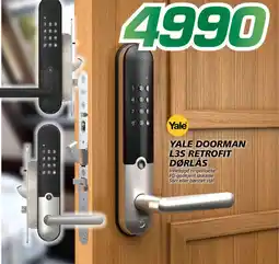 Coop Byggmix Yale doorman l3s retrofit dørlås tilbud