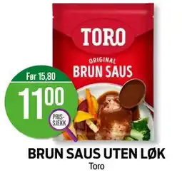 Kiwi BRUN SAUS UTEN LØK, NOK 11 tilbud