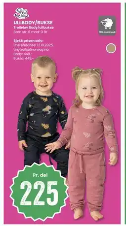 Sport Outlet ULLBODY/BUKSE, NOK 225 tilbud
