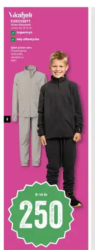 Sport Outlet FLEECESETT, NOK 250 tilbud