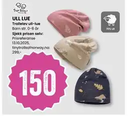Sport Outlet ULL LUE, NOK 150 tilbud